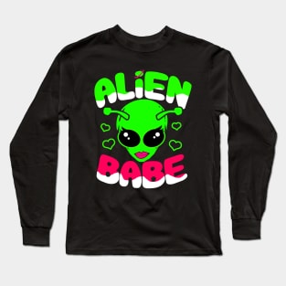 Alien Babe Long Sleeve T-Shirt